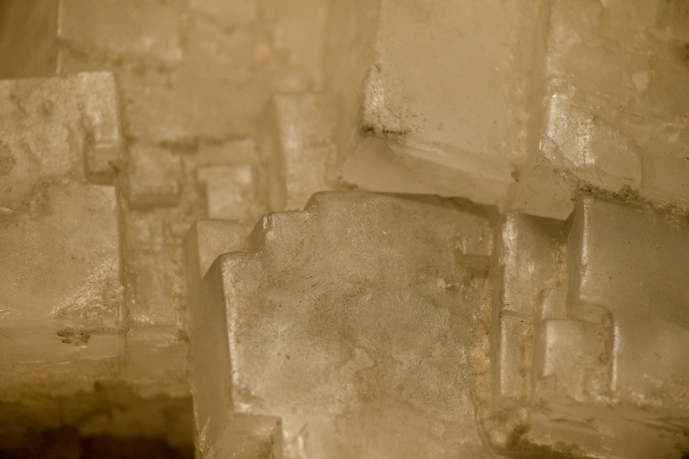 Cristales de sal, imagen de referencia